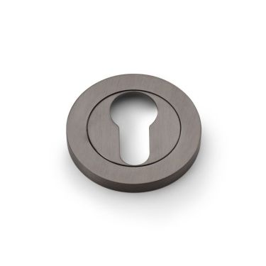 Click Here To Enlarge This Photo Of AW390DBZPVD - Alexander & Wilks Escutcheon Euro Profile on 50x6mm Rose - Dark Bronze PVD
