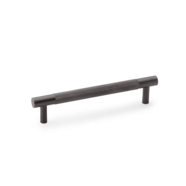 Click Here To Enlarge This Photo Of AW810-128-DBZPVD - Alexander & Wilks Brunel Diamond Knurled T-Bar Cabinet Handle - Dark Bronze PVD - 128mm Centres