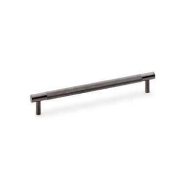 Click Here To Enlarge This Photo Of AW810-192-DBZPVD - Alexander & Wilks Brunel Diamond Knurled T-Bar Cabinet Handle - Dark Bronze PVD - 192mm Centres
