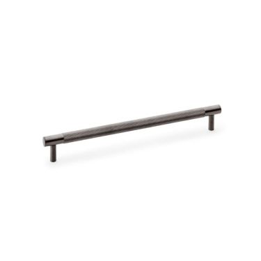 Click Here To Enlarge This Photo Of AW810-224-DBZPVD - Alexander & Wilks Brunel Diamond Knurled T-Bar Cabinet Handle - Dark Bronze PVD - 224mm Centres