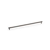 AW810-448-DBZPVD - Alexander & Wilks Brunel Diamond Knurled T-Bar Cabinet Handle - Dark Bronze PVD - 448mm Centres