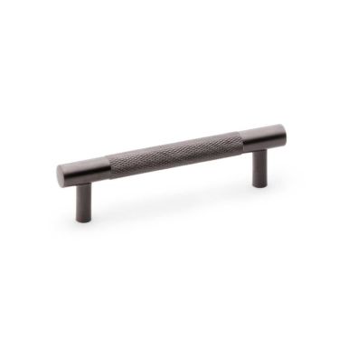 Click Here To Enlarge This Photo Of AW810-96-DBZPVD - Alexander & Wilks Brunel Diamond Knurled T-Bar Cabinet Handle - Dark Bronze PVD - 96mm Centres