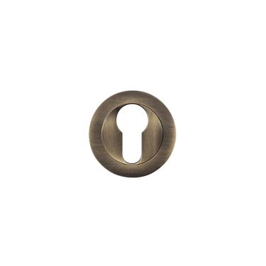 Click Here To Enlarge This Photo Of ZPZ001FB - Zoo Hardware Stanza Euro Profile Escutcheon (50mm dia) Florentine Bronze (Designer Range)