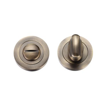 Click Here To Enlarge This Photo Of ZPZ004FB - Zoo Hardware Stanza Turn and Release (50mm dia) Florentine Bronze (Designer Range)