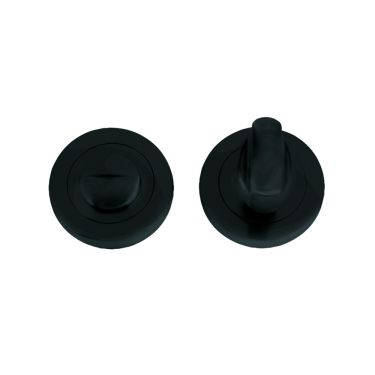 Click Here To Enlarge This Photo Of ZPZ004-OMB - Zoo Hardware Stanza Turn and Release (50mm dia) Oscuro Matt Black (Designer Range)