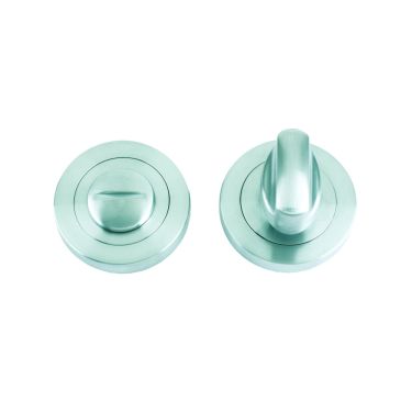 Click Here To Enlarge This Photo Of ZPZ004SN - Zoo Hardware Stanza Turn and Release (50mm dia) Satin Nickel (Designer Range)