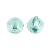 ZPZ004SN - Zoo Hardware Stanza Turn and Release (50mm dia) Satin Nickel (Designer Range)