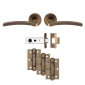 UDP009AB/INTB - Carlisle Brass 'Tavira' Ultimate Door Pack - Antique Brass