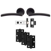 UDP009MB/INTB - Carlisle Brass 'Tavira' Ultimate Door Pack - Matt Black