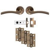 UDP008AB-INTB - Carlisle Brass 'Sines' Ultimate Door Pack - Antique Brass