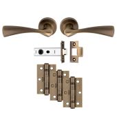 UDP007AB/INTB - Carlisle Brass 'Sintra' Ultimate Door Pack - Antique Brass