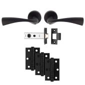 UDP007MB/INTB - Carlisle Brass 'Sintra' Ultimate Door Pack - Matt Black