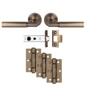 UDP006AB/INTB - Carlisle Brass 'Belas' Ultimate Door Pack - Antique Brass
