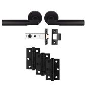 UDP006MB/INTB - Carlisle Brass 'Belas' Ultimate Door Pack - Matt Black