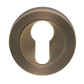 GK4001AB  - Carlisle Brass Euro Profile Escutcheon 52mm x 8mm Antique Brass