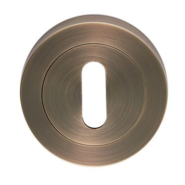 Click Here To Enlarge This Photo Of GK4003AB - Carlisle Brass Standard Key Escutcheon 52mm x 8mm Antique Brass