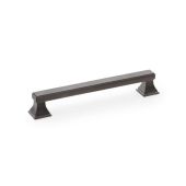 AW813-160-DBZPVD - Alexander & Wilks Jesper Square Cabinet Pull Handle - Dark Bronze PVD - 160mm Centres