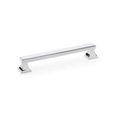 Click Here To Enlarge This Photo Of AW813-160-PC - Alexander & Wilks Jesper Square Cabinet Pull Handle - Polished Chrome - 160mm Centres