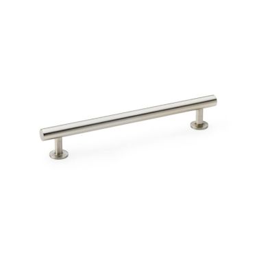 Click Here To Enlarge This Photo Of AW814-160-SN - Alexander & Wilks Round T-Bar Cabinet Pull Handle - Satin Nickel - 160mm Centres
