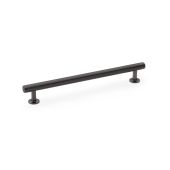 AW814-192-DBZ - Alexander & Wilks Round T-Bar Cabinet Pull Handle - Dark Bronze - 192mm Centres