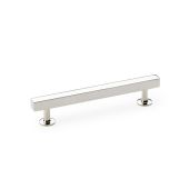 AW815-128-PN - Alexander & Wilks Square T-Bar Cabinet Pull Handle - Polished Nickel - 128mm  Centres