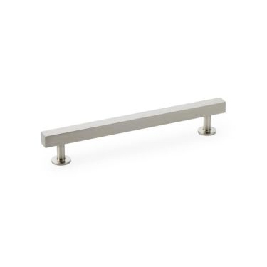Click Here To Enlarge This Photo Of AW815-160-SN - Alexander & Wilks Square T-Bar Cabinet Pull Handle - Satin Nickel - 160mm Centres