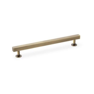 Click Here To Enlarge This Photo Of AW815-192-AB - Alexander & Wilks Square T-Bar Cabinet Pull Handle - Antique Brass - 192mm Centres