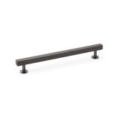 AW815-192-DBZ - Alexander & Wilks Square T-Bar Cabinet Pull Handle - Dark Bronze - 192mm Centres