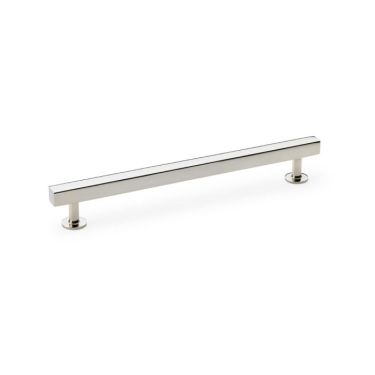 Click Here To Enlarge This Photo Of AW815-192-PN - Alexander & Wilks Square T-Bar Cabinet Pull Handle - Polished Nickel - 192mm Centres