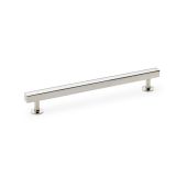 AW815-192-PN - Alexander & Wilks Square T-Bar Cabinet Pull Handle - Polished Nickel - 192mm Centres