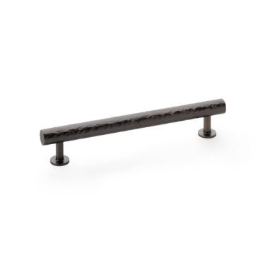 Click Here To Enlarge This Photo Of AW817-160-DBZ - Alexander & Wilks Leila Hammered Cabinet Pull - Dark Bronze - 160mm Centres