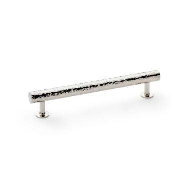 Click Here To Enlarge This Photo Of AW817-160-PN - Alexander & Wilks Leila Hammered Cabinet Pull - Polished Nickel - 160mm Centres