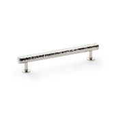 AW817-160-PN - Alexander & Wilks Leila Hammered Cabinet Pull - Polished Nickel - 160mm Centres
