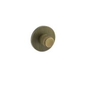 Atlantic - MHSRKWCYB Millhouse Brass Knurled WC Turn and Release on 5mm Slimline Round Rose - Yester Bronze
