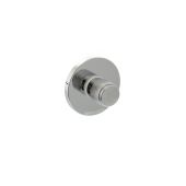 Atlantic - MHSRKWCPC Millhouse Brass Knurled WC Turn and Release on 5mm Slimline Round Rose - Polished Chrome