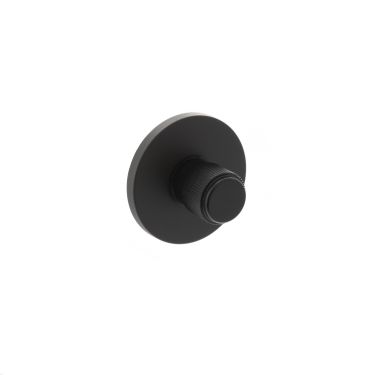 Click Here To Enlarge This Photo Of Atlantic - MHSRKWCMB Millhouse Brass Knurled WC Turn and Release on 5mm Slimline Round Rose - Matt Black