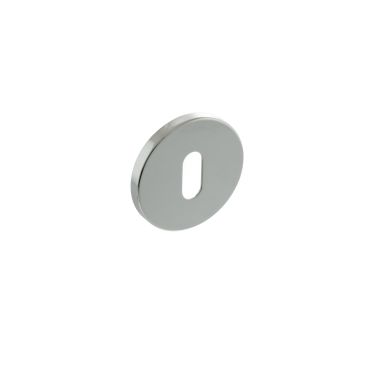 Click Here To Enlarge This Photo Of Atlantic - MHSRKPC Millhouse Brass Key Escutcheons on 5mm Slimline Round Rose - Polished Chrome