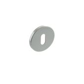 Atlantic - MHSRKPC Millhouse Brass Key Escutcheons on 5mm Slimline Round Rose - Polished Chrome