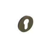 Atlantic - MHSREYB Millhouse Brass Euro Escutcheons on 5mm Slimline Round Rose - Yester Bronze