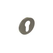 Atlantic - MHSRESN Millhouse Brass Euro Escutcheons on 5mm Slimline Round Rose - Satin Nickel