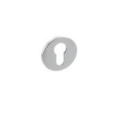 Atlantic - MHSREPC Millhouse Brass Euro Escutcheons on 5mm Slimline Round Rose - Polished Chrome