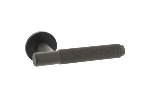 Click Here To Enlarge This Photo Of Atlantic - MHSR100UDB Millhouse Brass 'Crompton' Designer Lever on 5mm Slimline Round Rose - Urban Dark Bronze