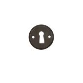 Atlantic - MHRKEUDB Millhouse Brass Solid Brass Open Key Hole Escutcheons - Urban Dark Bronze