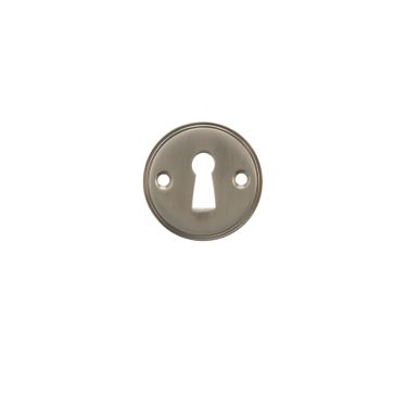 Click Here To Enlarge This Photo Of Atlantic - MHRKESN Millhouse Brass Solid Brass Open Key Hole Escutcheons - Satin Nickel