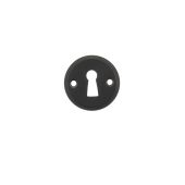 Atlantic - MHRKEMB Millhouse Brass Solid Brass Open Key Hole Escutcheons - Matt Black