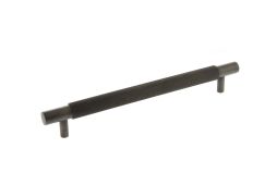 Atlantic - MHPHK225UB Millhouse Brass Knurled Cabinet Pull Handle 225mm x 20mm - Urban Bronze