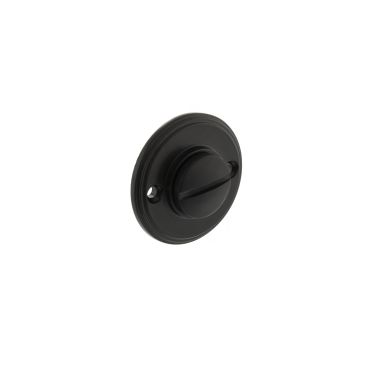 Click Here To Enlarge This Photo Of Atlantic - MHOWCMB Millhouse Brass Solid Brass Oval WC Turn and Release - Matt Black