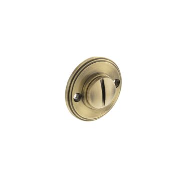 Click Here To Enlarge This Photo Of Atlantic - MHOWCAB Millhouse Brass Solid Brass Oval WC Turn and Release - Antique Brass
