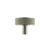 Atlantic - MHCK1935SN Millhouse Brass 'Hargreaves' Disc Knurled Cabinet Knob on Concealed Fix - Satin Nickel