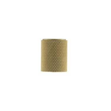 Click Here To Enlarge This Photo Of Atlantic - MHCK1820SB Millhouse Brass 'Watson' Cylinder Knurled Cabinet Knob on Concealed Fix - Satin Brass